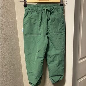Kids Green Joggers with Elastic Waist
